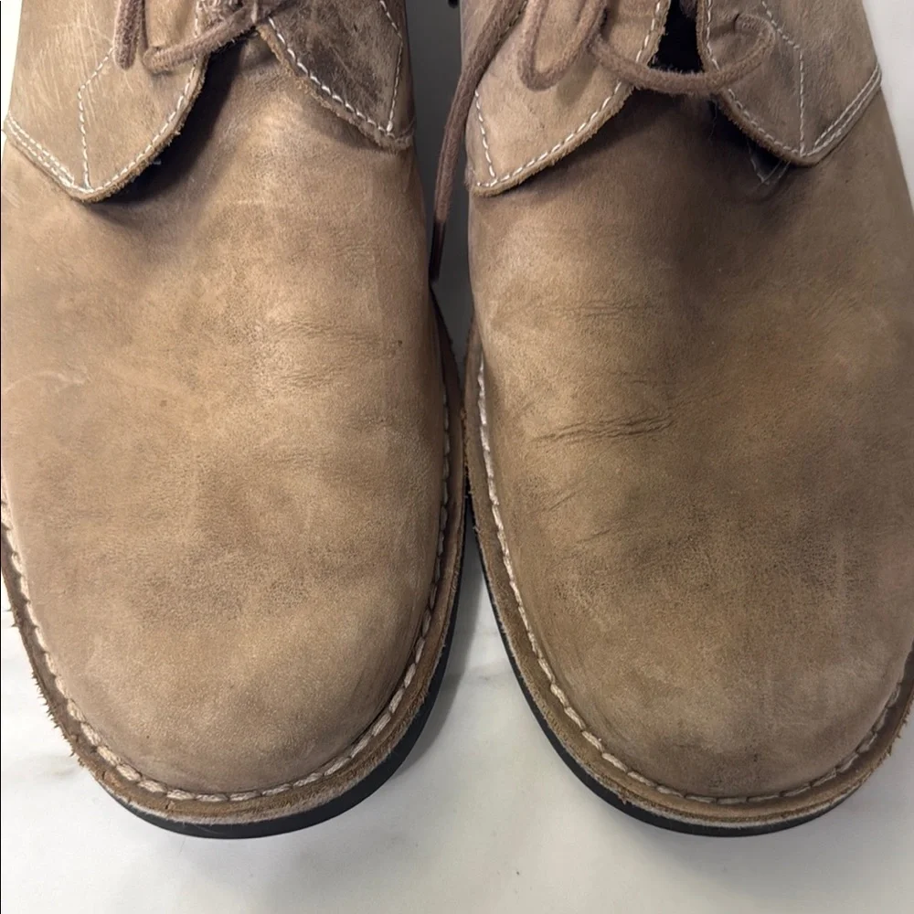 Men’s Penguin Leather Brown Chukka Boots - Picture 4 of 11